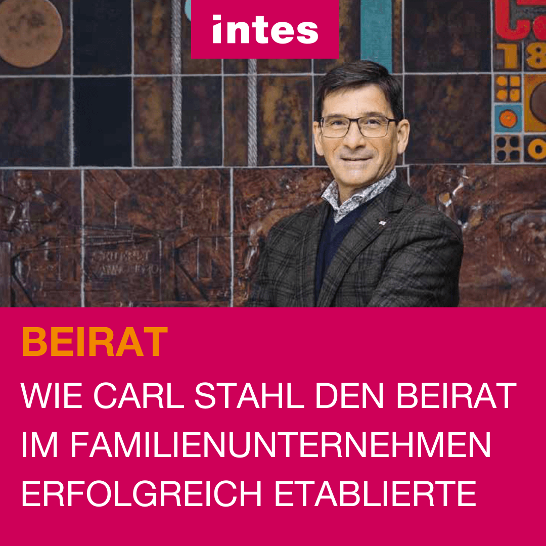Andreas Urbez, Geschäftsführer der Carl Stahl Gruppe hat den Beirat im Familienunternehmen etabliert.